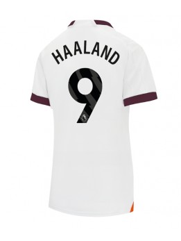 Ženski Nogometna dresi replika Manchester City Erling Haaland #9 Gostujoči 2023-24 Kratek rokav
